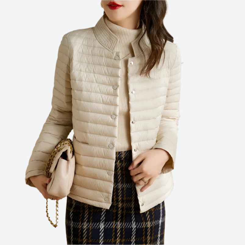 Lightweight Snap-Front Puffer Jackets