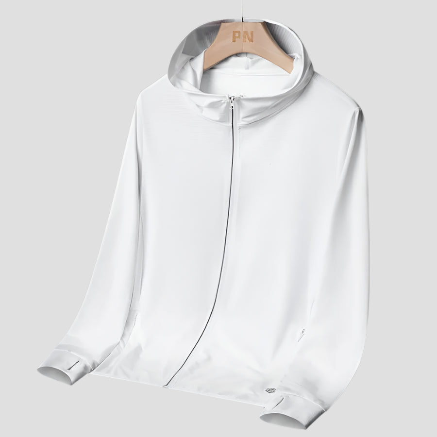 Lightweight Zip-Up Hooded Sun Jackets