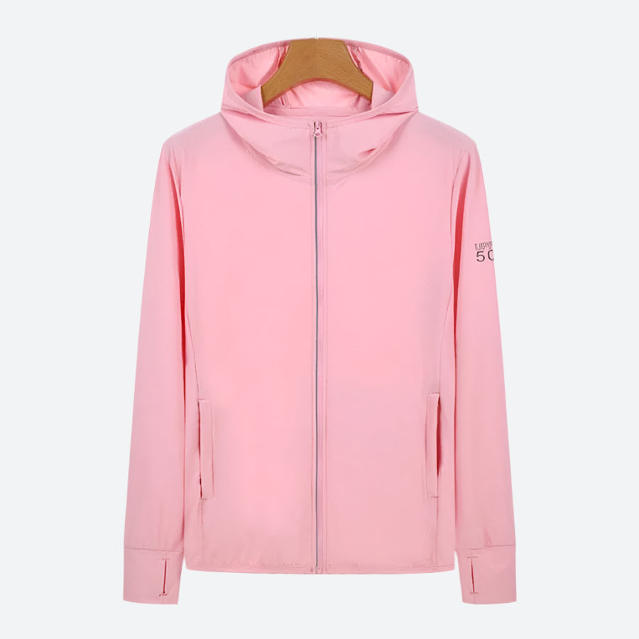 Lightweight Zip-Up Hooded Travel Jackets