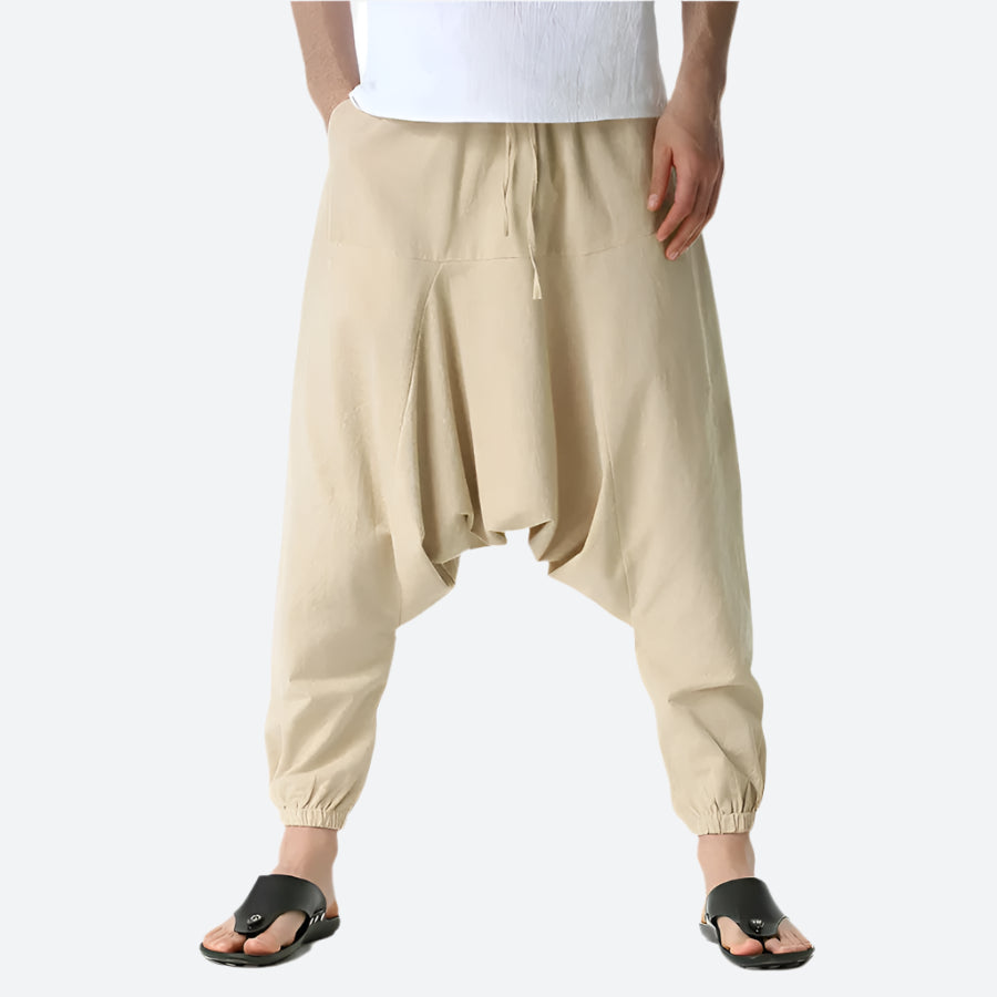 Loose Fit Casual Harem Pants