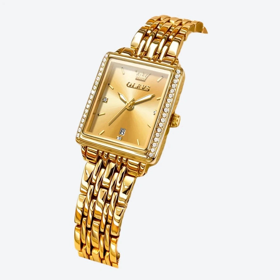 Luxury Square Dial Diamond Wrist Watches