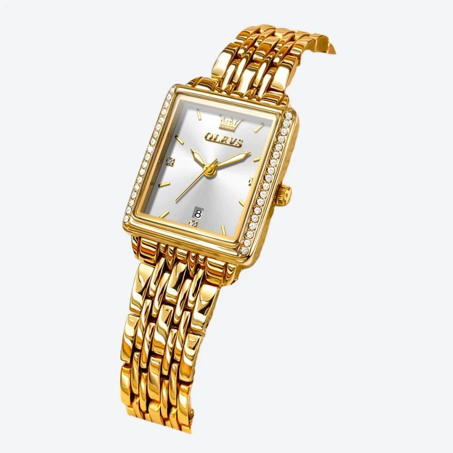 Luxury Square Dial Diamond Wrist Watches