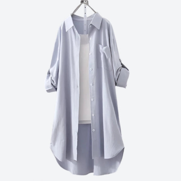 Oversized Button-Up Long Shirts