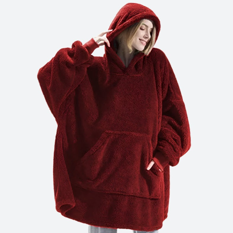 Oversized Fleece Hoodie Blanket Sweatshirts
