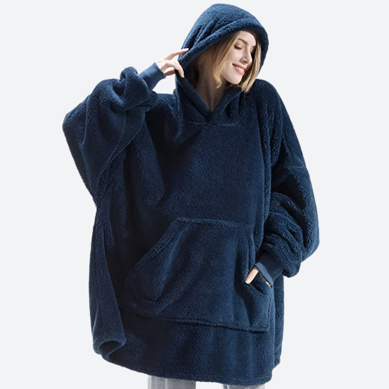 Oversized Fleece Hoodie Blanket Sweatshirts