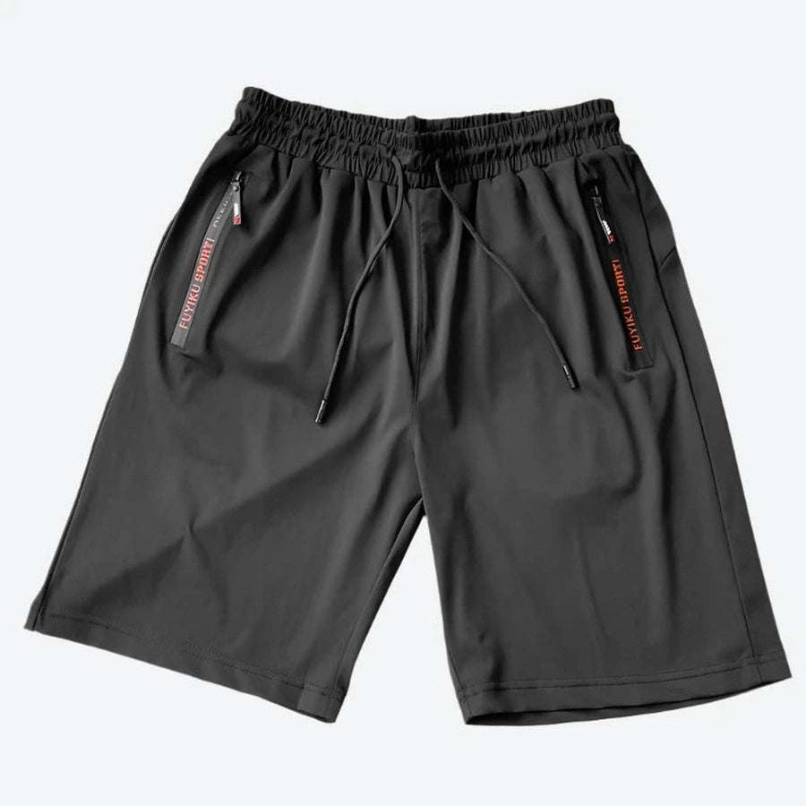 Quick-Dry Elastic Waist Sports Shorts