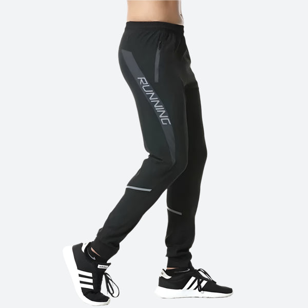 Reflective Print Running Pants Joggers