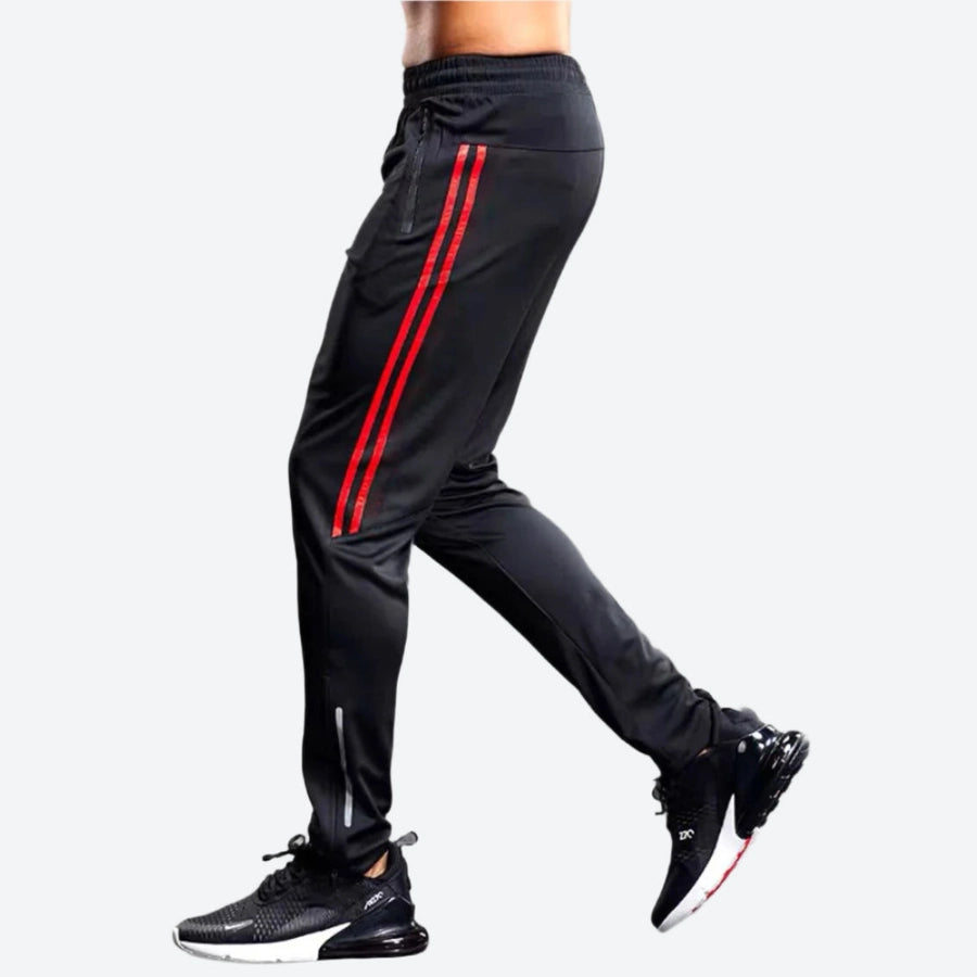 Reflective Stripe Track Pants Joggers