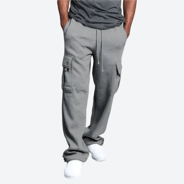 Relaxed Fit Drawstring Cargo Pants
