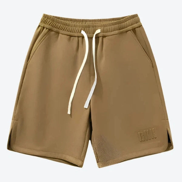 Relaxed Fit Elastic Waist Drawstring Shorts
