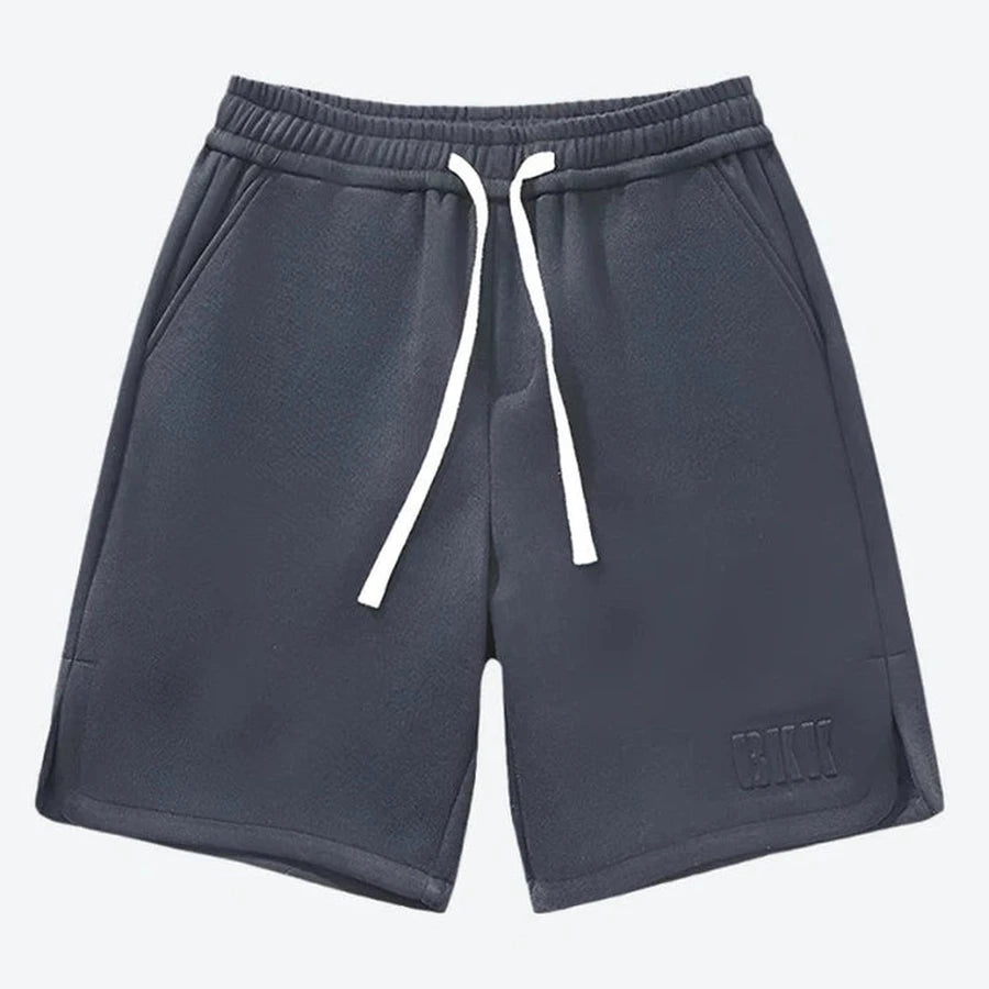 Relaxed Fit Elastic Waist Drawstring Shorts