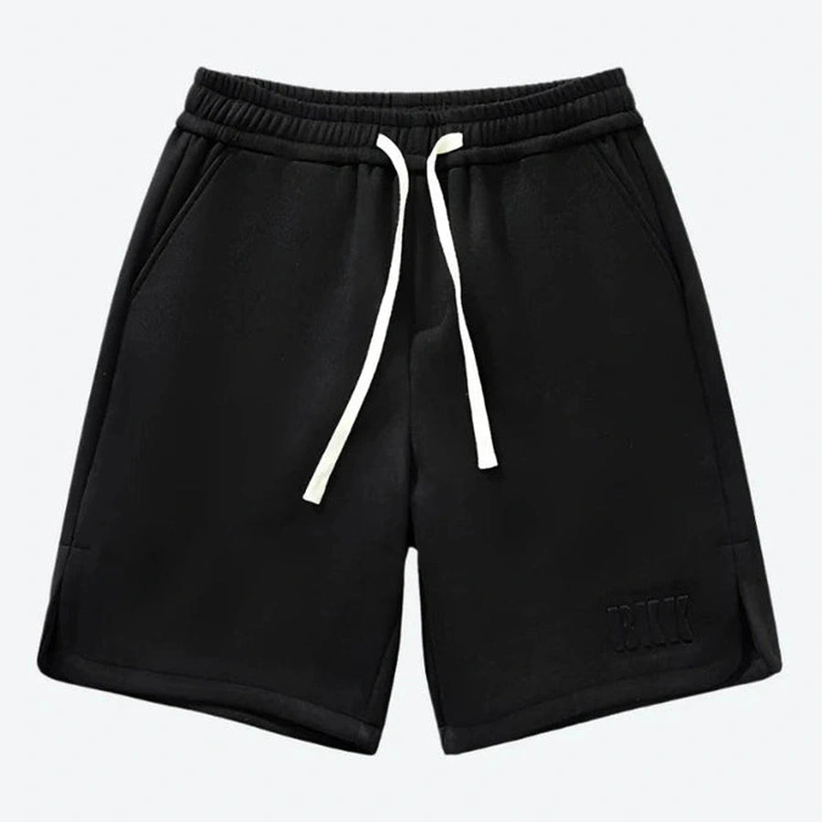 Relaxed Fit Elastic Waist Drawstring Shorts