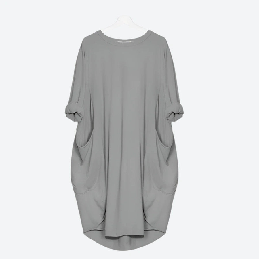 Relaxed Fit Oversized Pocket Dresses