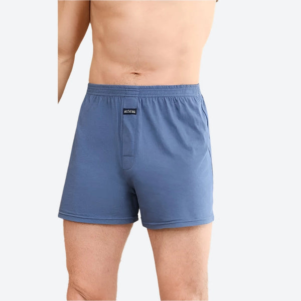 Relaxed Fit Soft Cotton 3 Pieces Boxer Shorts