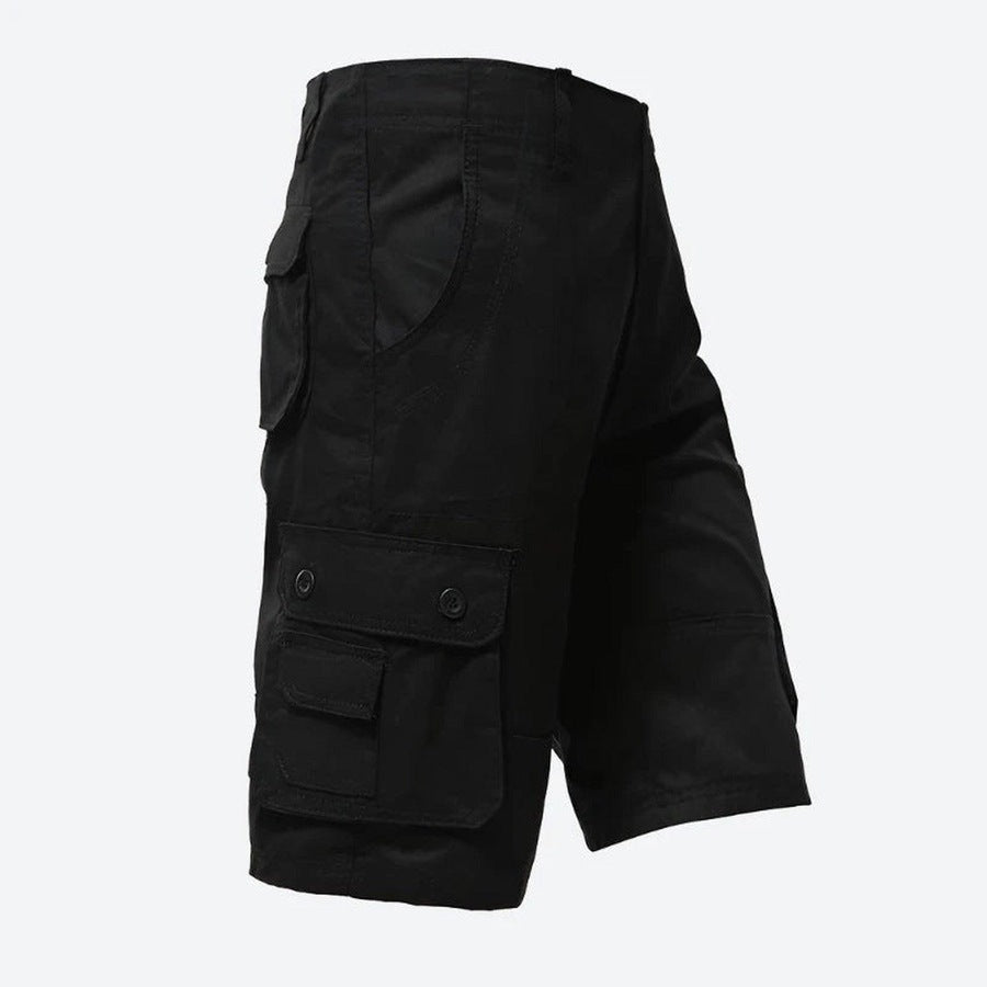 Rugged Multi-Pocket Military Cargo Shorts