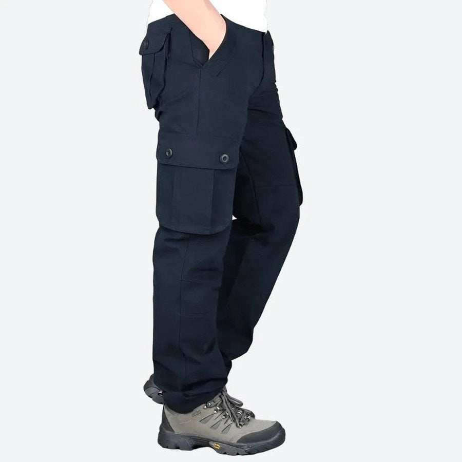 Rugged Outdoor Multi-Pocket Cargo Pants