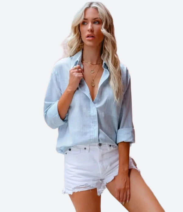 Casual Loose-Fit Long-Sleeve Shirts