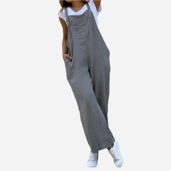 Loose Fit Wide-Leg Jumpsuits