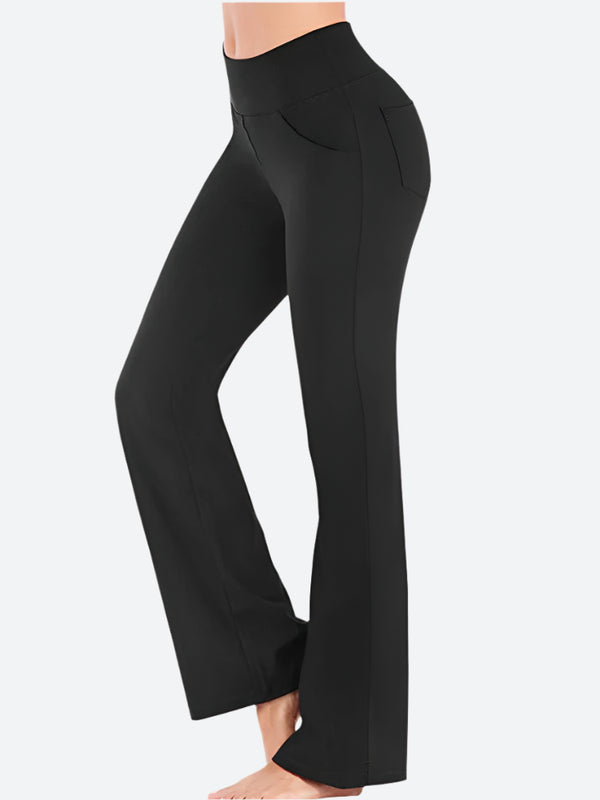 High-Waisted Flared Yoga Pants