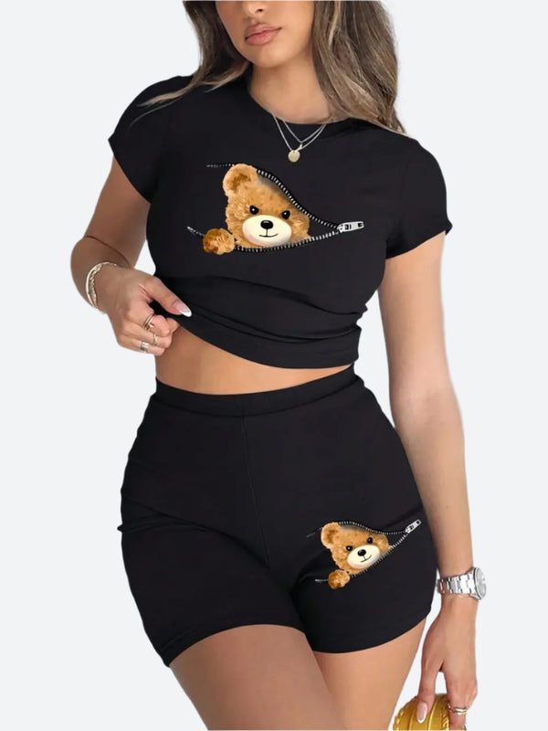 Casual Two-Piece Graphic Print Sets