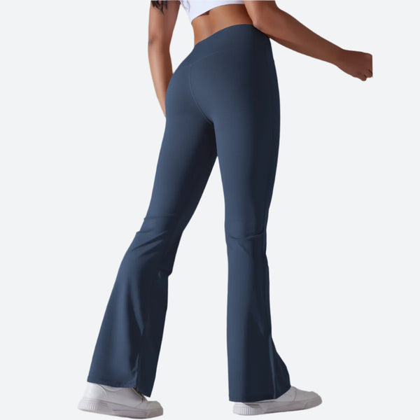 High-Rise Flared Workout Yoga Trousers