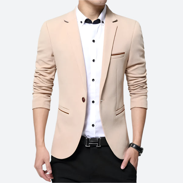 Slim-Fit Single-Button Suit Blazers