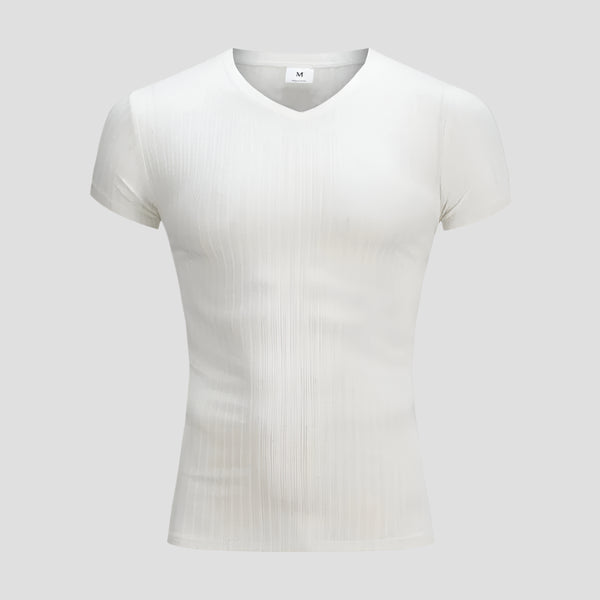 Slim-Fit V-Neck Stretch T-Shirts