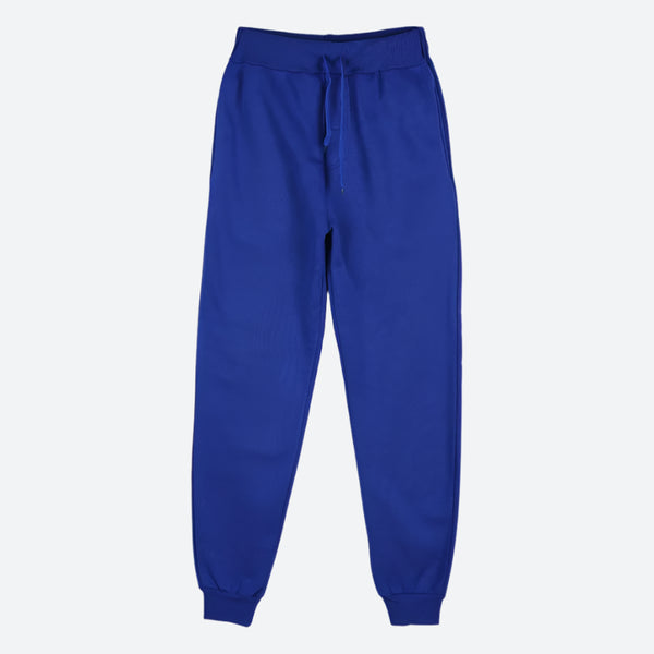 Solid Drawstring Cuffed Joggers