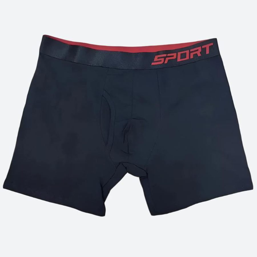 Sporty Elastic Waistband Boxer Briefs