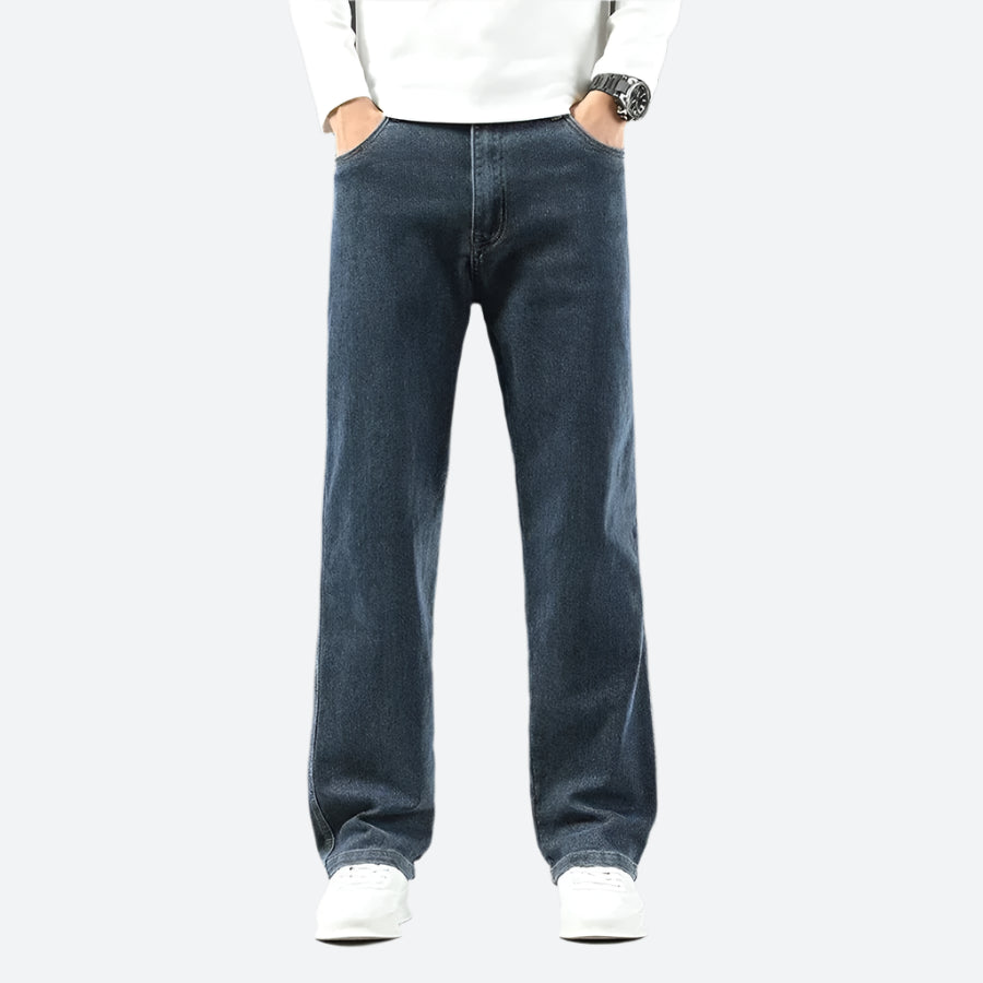 Straight-Leg Classic Fit Denim Jeans
