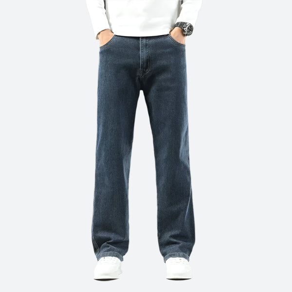 Straight-Leg Classic Fit Denim Jeans