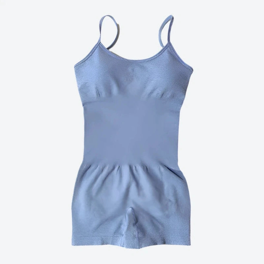 Strappy Back Slim Fit Short Jumpsuits