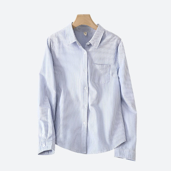 Striped Long-Sleeve Button-Up Shirts