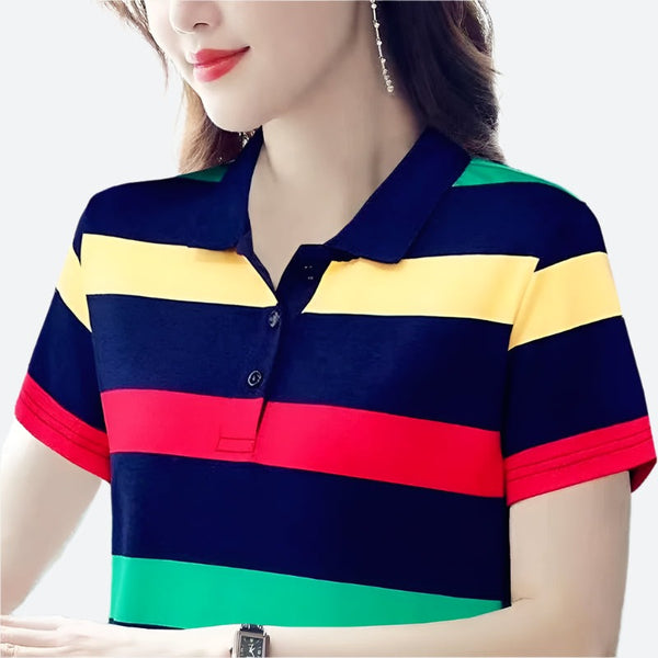 Striped Regular Fit Soft Polo Shirts