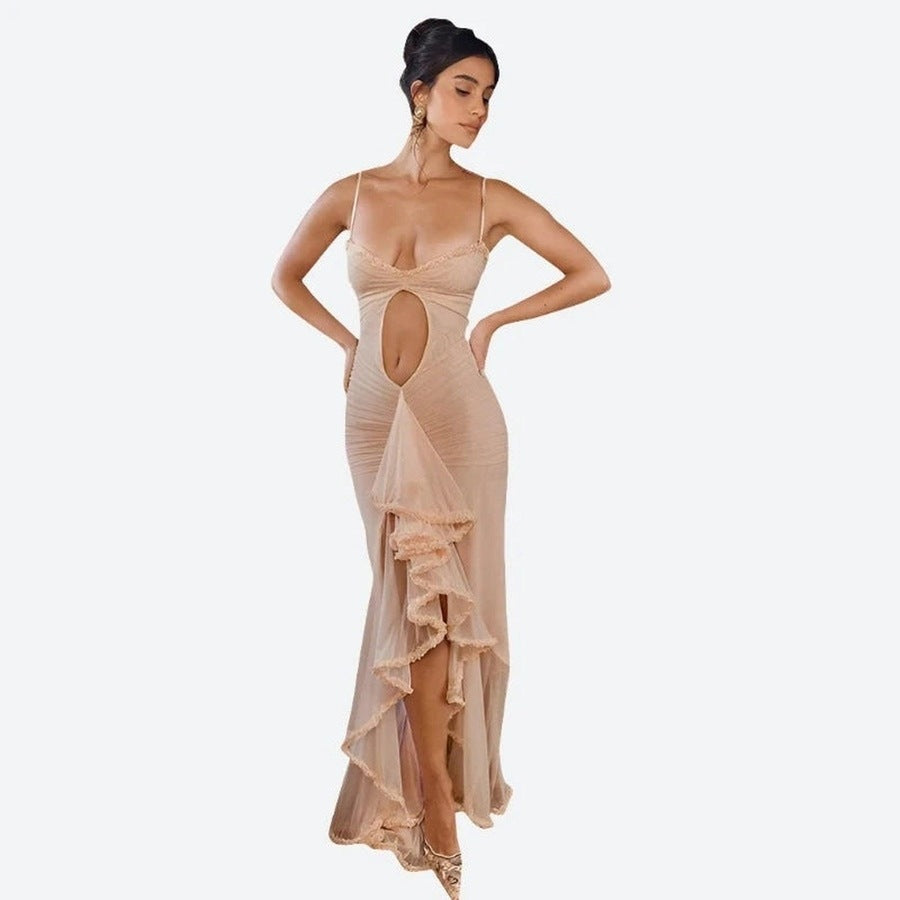 Stunning Sheer Cutout Maxi Dresses