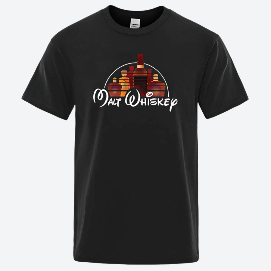 Stylish Malt Whiskey Graphic T-Shirts