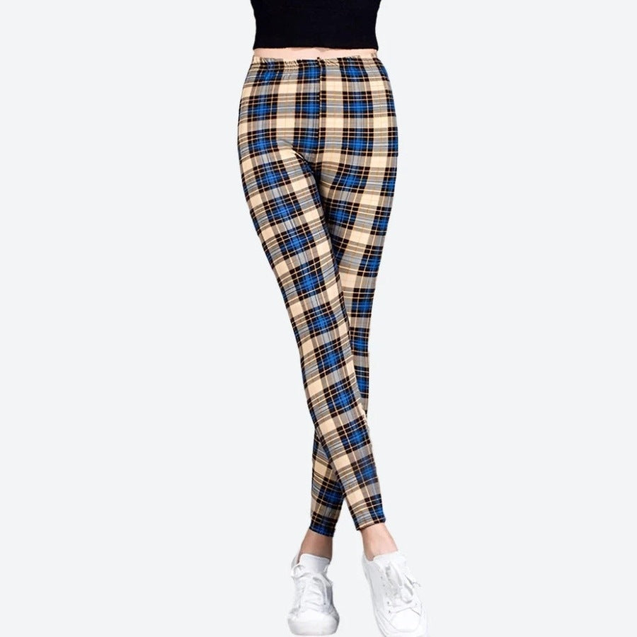 Stylish Pinstripe Pattern Leggings