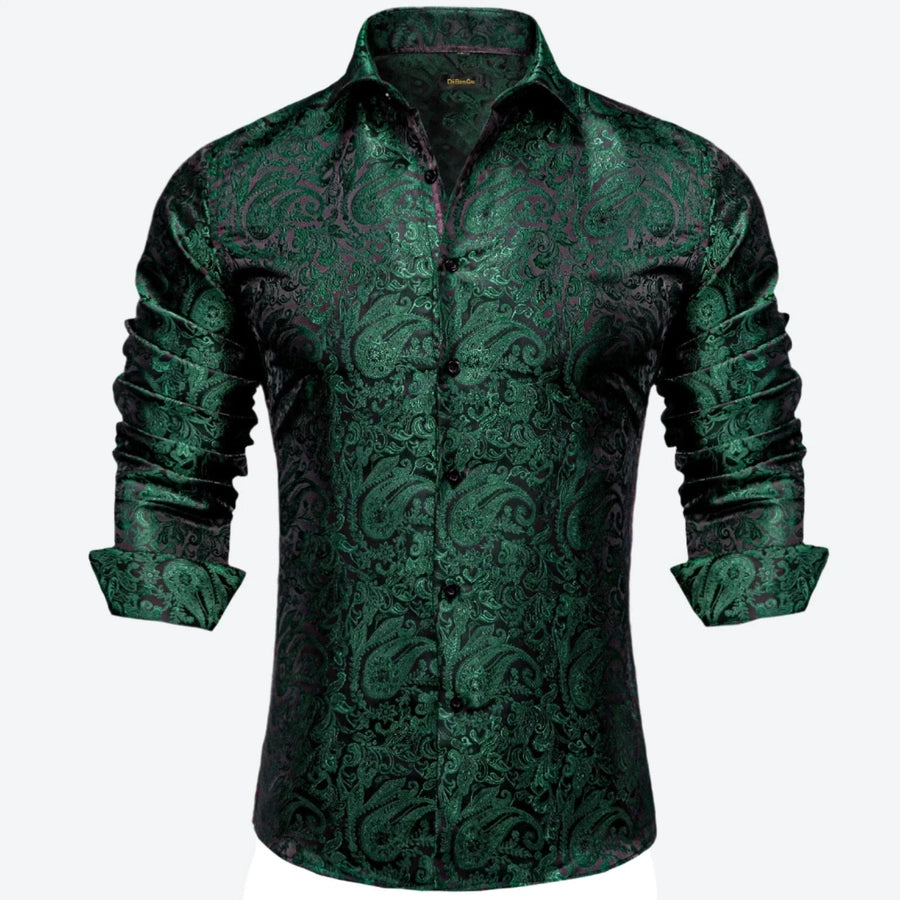 Stylish Slim-Fit Long-Sleeve Dress Shirts