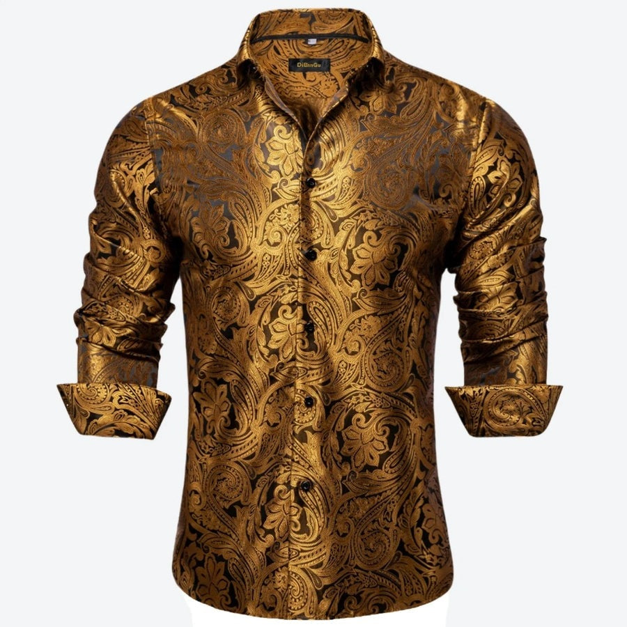 Stylish Slim-Fit Long-Sleeve Dress Shirts