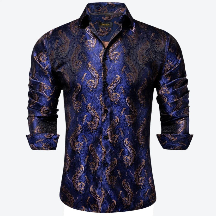 Stylish Slim-Fit Long-Sleeve Dress Shirts