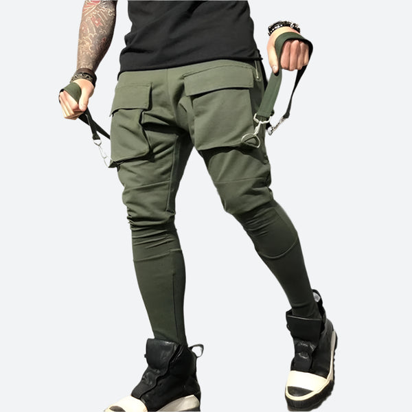 Tactical Strap Pocket Cargo Pants