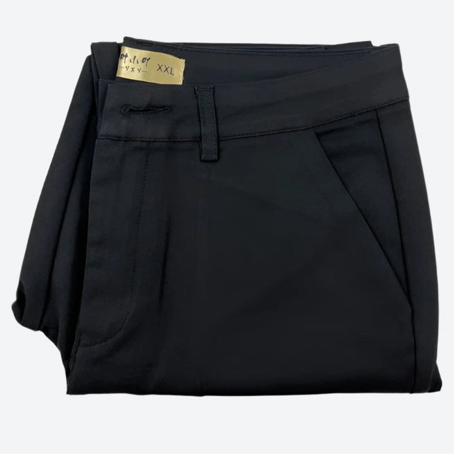 Tailored Slim-Fit Stretch Office Pants