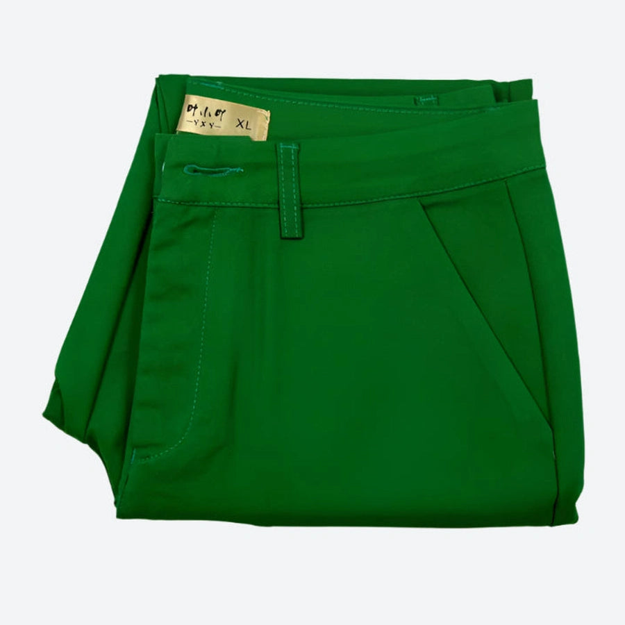 Tailored Slim-Fit Stretch Office Pants