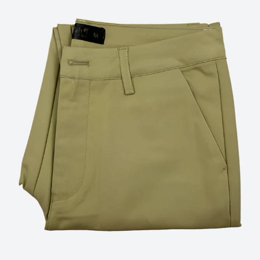 Tailored Slim-Fit Stretch Office Pants