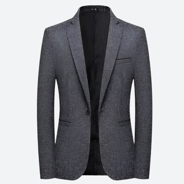 Textured Slim-Fit One-Button Blazers