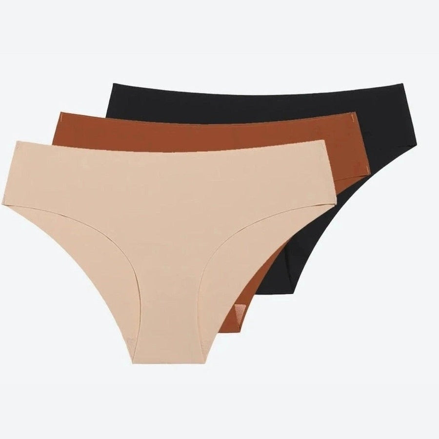 Three Pieces Pack Seamless Briefs