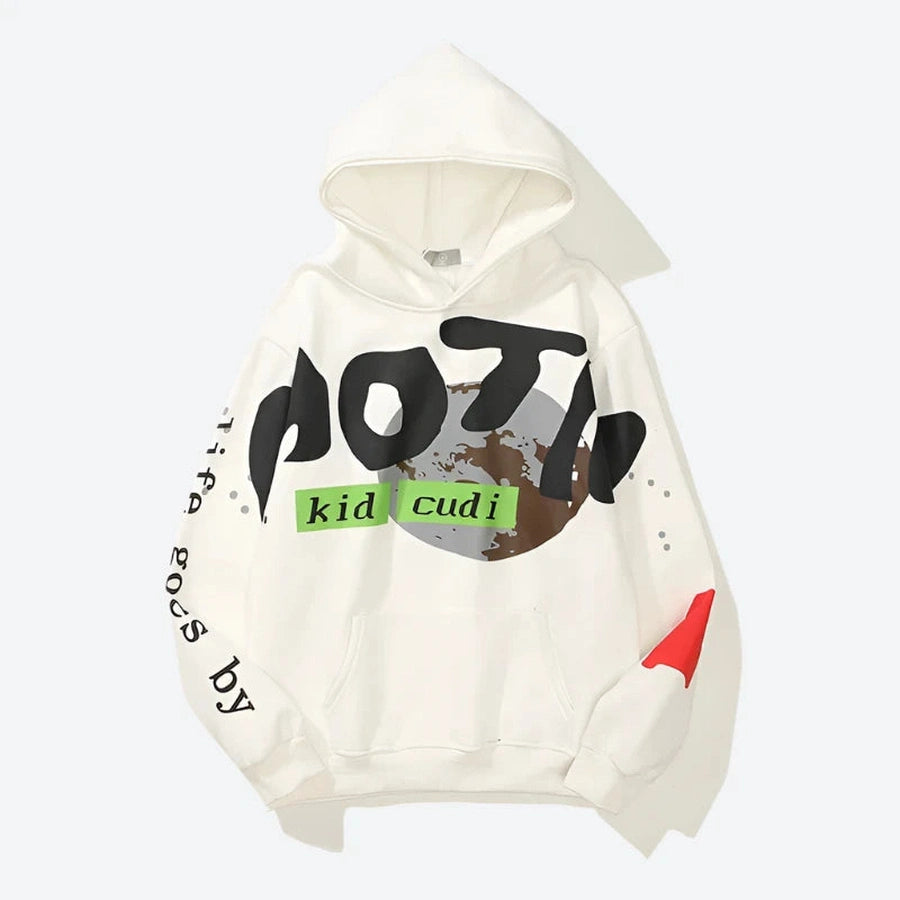Trendy Graphic Print Hooded Sweatshirts