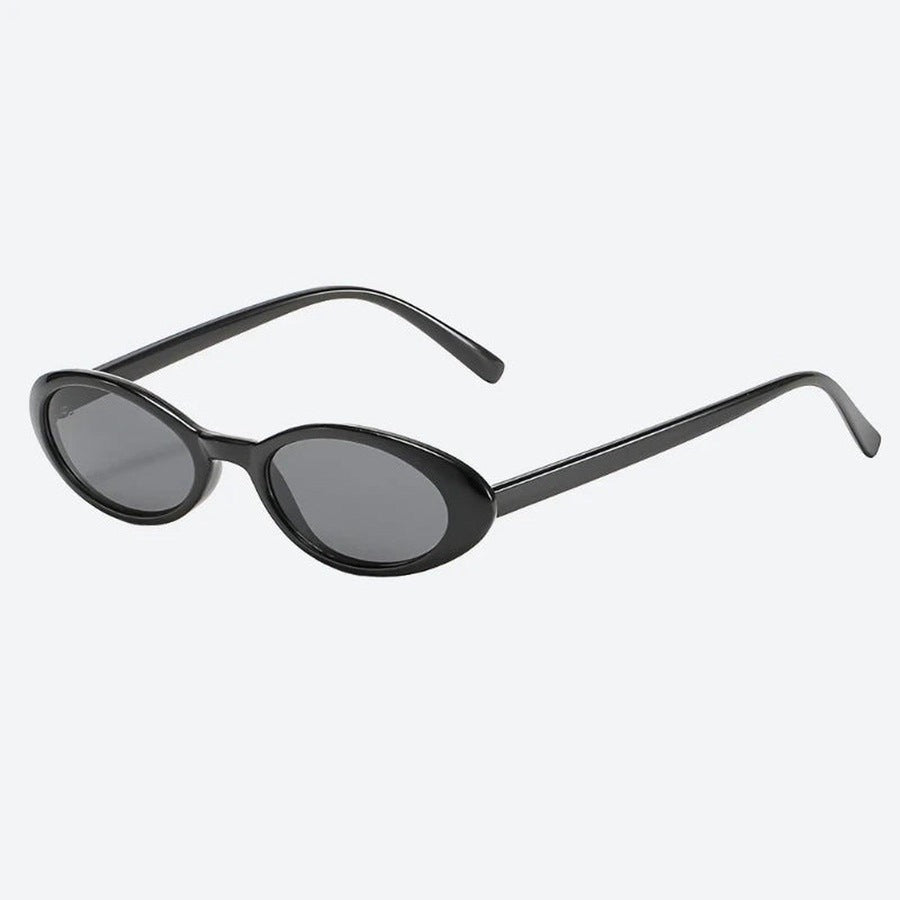 Trendy Transparent Oval Frame Sunglasses
