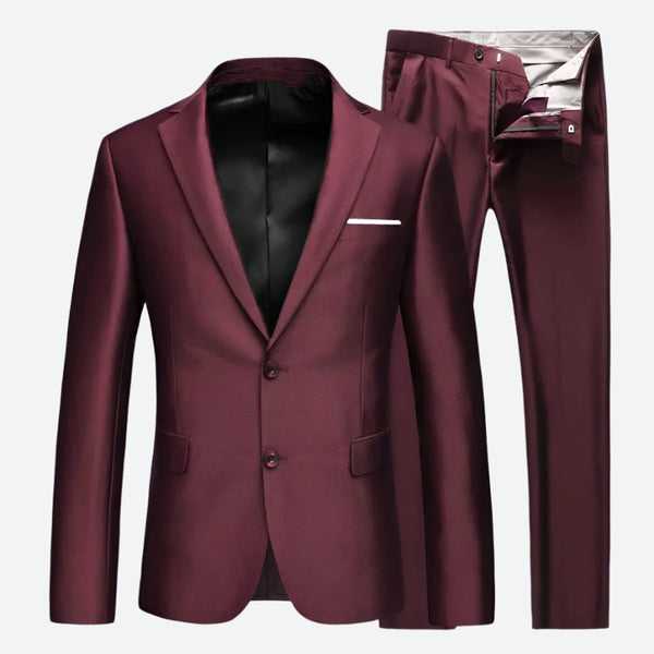 Two-Piece Slim-Fit Formal Suit Sets