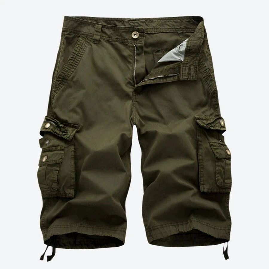 Utility Pocket Cargo Knee-Length Shorts